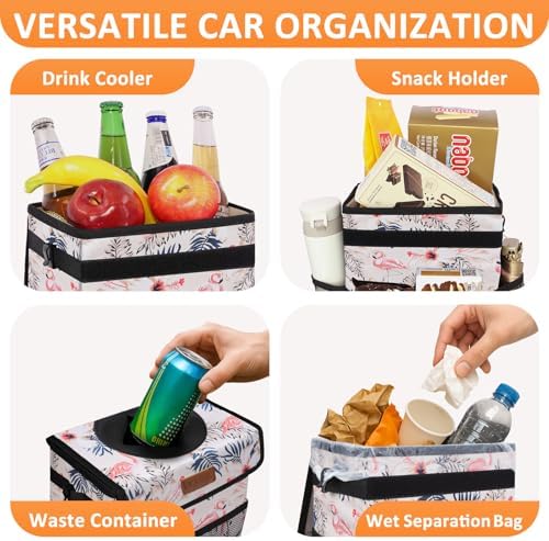 Vankor Car Trash Can with Lid Leak Proof Car Accessories - Image 6