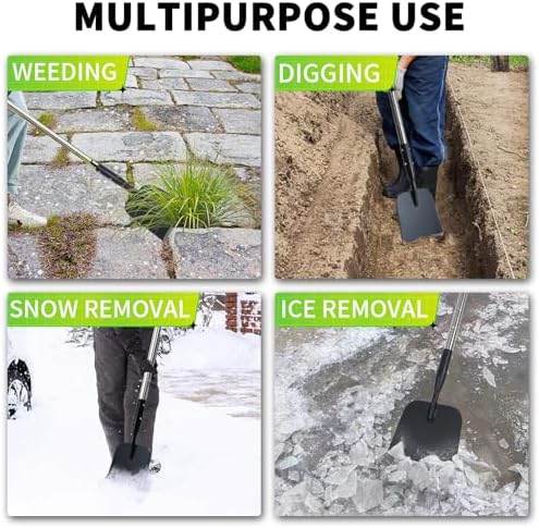 BARAYSTUS Flat Shovel with Adjustable Handle, 59 in Floor Scraper, Ice Scraper - Image 7