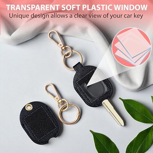 Leather Remote Key Fob Sleeve for Broken Car Key Loop Replacement - Image 4