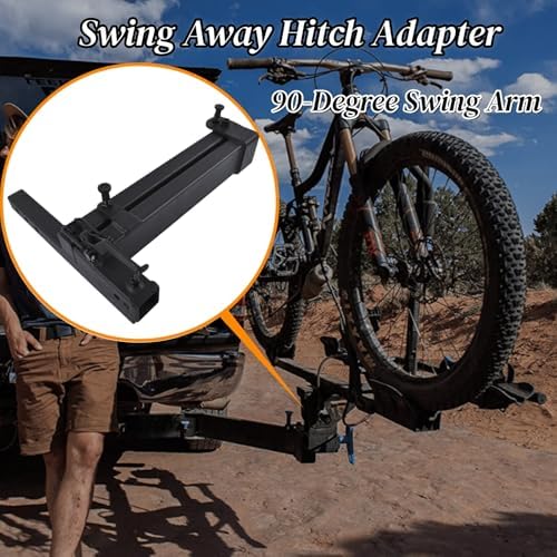90-Degree Swing Arm for 2-Inch Receiver, 320 lbs Weight Capacity - Image 2