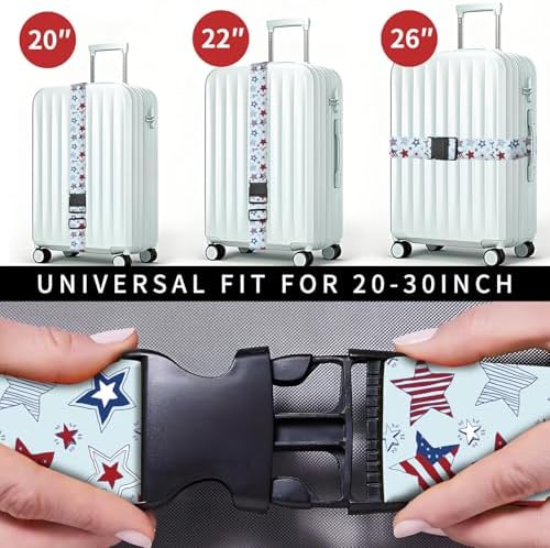 Luggage Straps for Suitcases, Heavy Duty Travel Belt - Image 4