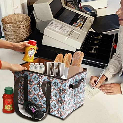Foraineam Reusable Grocery Bags Set Durable Heavy Duty Tote Bag Collapsible - Image 3