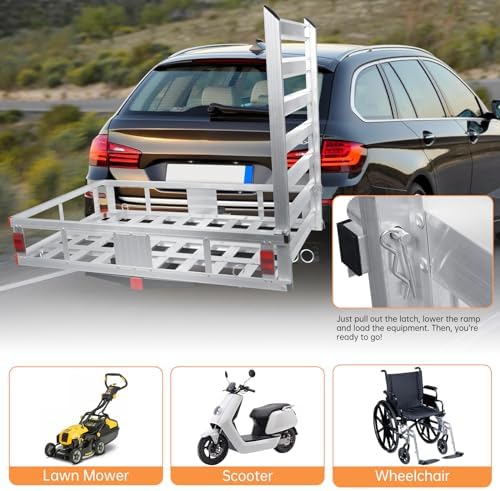 48”x30”x9” Trailer Hitch Cargo Carrier - Image 7