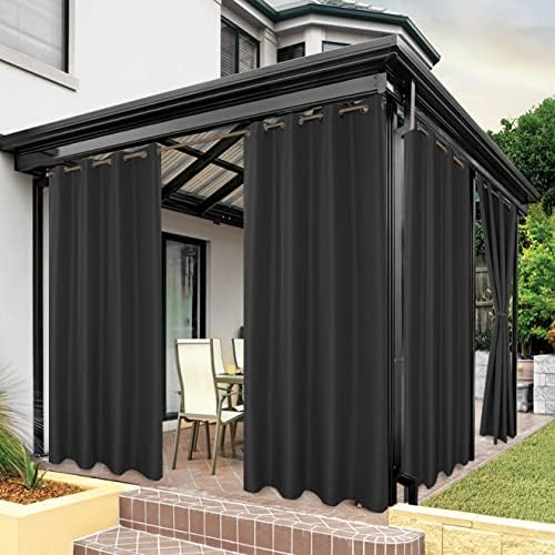 BONZER Outdoor Curtains for Patio Water Resistant Heavy Privacy by Bonzer