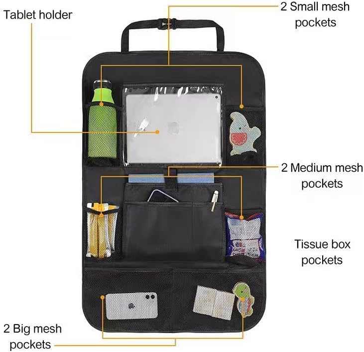 Car Back Seat Organizer, Large Capacity Auto Organizer - Image 5