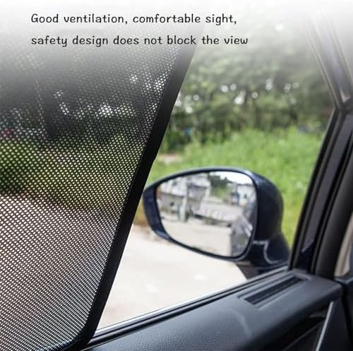 Car Magnetic Sun Protection Curtain 4Pack Suitable - Image 3