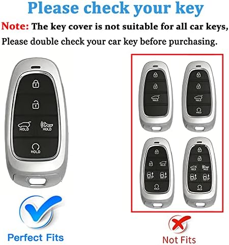 MILD EAST For Hyundai Key fob Cover 5 Button - Image 2