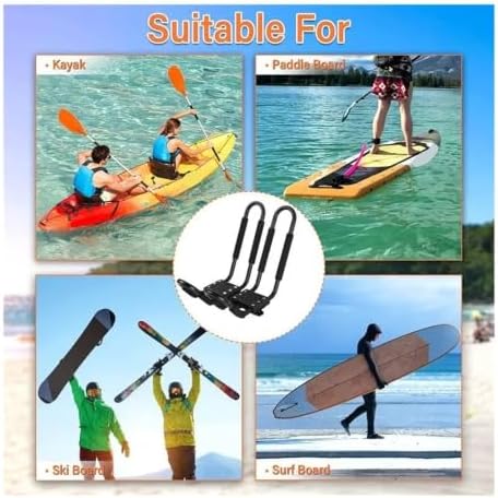 1pair Kayak Roof Rack J-Bar Carrier - Image 5