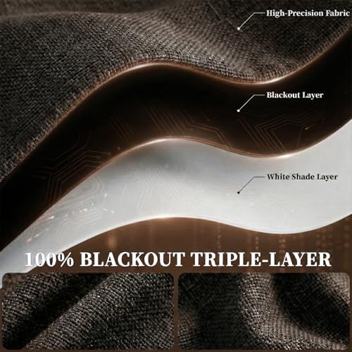 100% Self Adhesive Blackout Curtains- Stick on Curtains Shades Window Blinds - Image 4