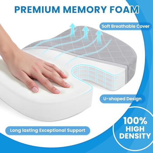 TushGuard Memory Foam Office Chair Seat Cushion - Image 3