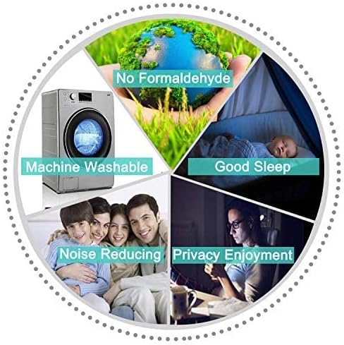 Yakamok Brown 100% Blackout Patio Door Curtain Panels W100 x L84, 1 Panel - Image 7