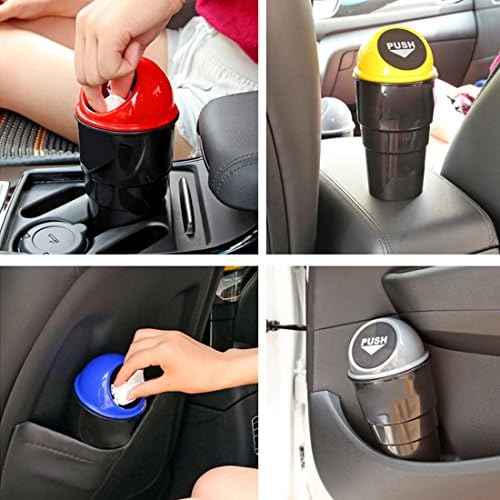 Cup Holder Trash Can, Leakproof Car Trash Can - Image 3