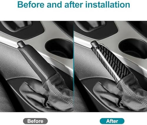 AIRSPEED Carbon Fiber for BMW Handbrake Cover Grip Handle Lever Compatible - Image 3