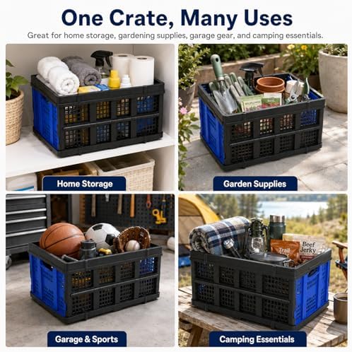 49L Collapsible Storage Crates, 2 Pack - Image 6