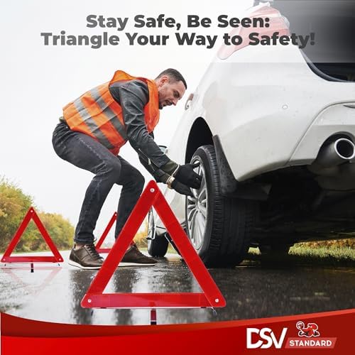 DSV Standard Warning Triangles, Reflective Triangles - Image 4
