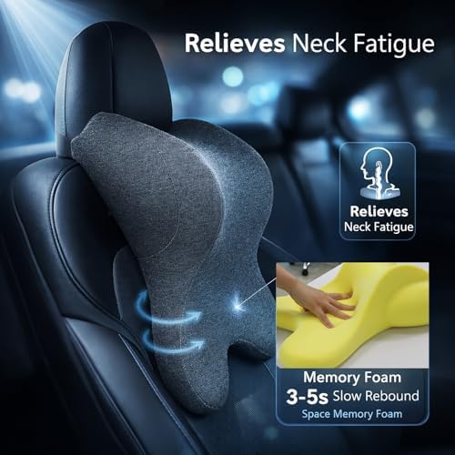 Car Neck Pillow for Driving Gaming Chair Headrest Pillow Office Chair Neck - Image 3