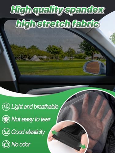 PAMASE Set of 4 Car Window Shades - Image 6