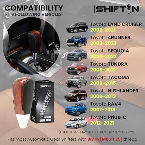 Gear Shift Knob for Toyota 4Runner Sequoia Tundra Land Cruiser Tacoma & Lexus - Image 2