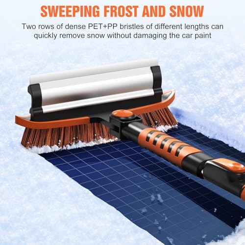 Nuovoware 60" Ice Scraper and Extendable Snow Brush - Image 4