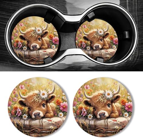 WOCOCN Car Coasters for Cup Holders by WOCOCN