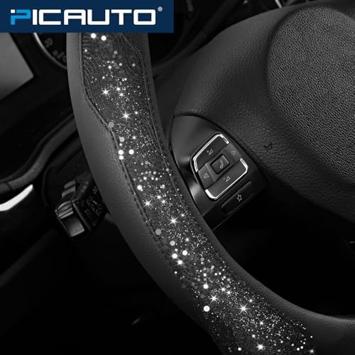 PIC AUTO Steering Wheel Cover, Universal Fit 14.5"-15.5" Car Steering Wheels - Image 5
