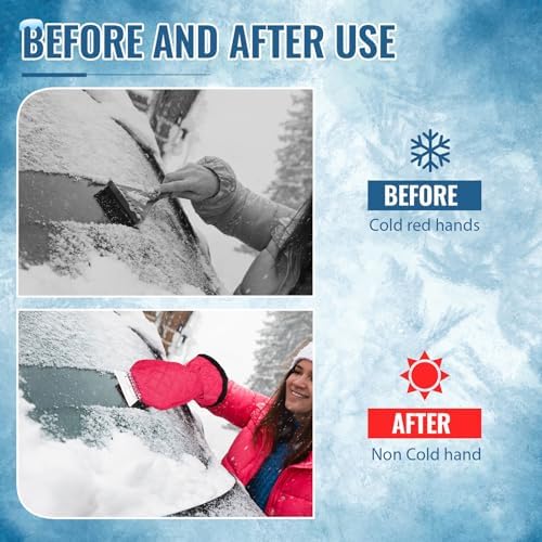 WILLBOND Ice Scraper with Glove Waterproof Ice Scrapers - Image 4
