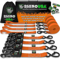 Rhino USA Heavy Duty Ratchet Tie Downs by RhinoUSAInc
