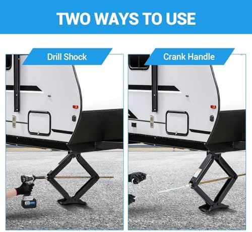 Heavy-Duty RV Stabilizer Scissor Jacks 2-Pack, 7500 LBS Capacity Each, - Image 4