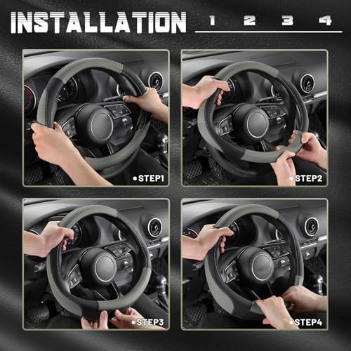 SEG Direct Car Steering Wheel Cover - Image 6