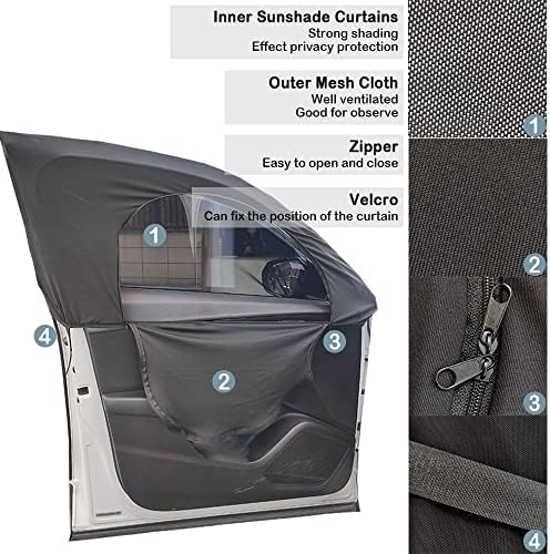 Upgrade Stretchable&Breathable SUV Car Window Shade - Image 6