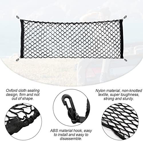 Adjustable Elastic Car Trunk Cargo Net, 43.3"x 15.8" - Image 3