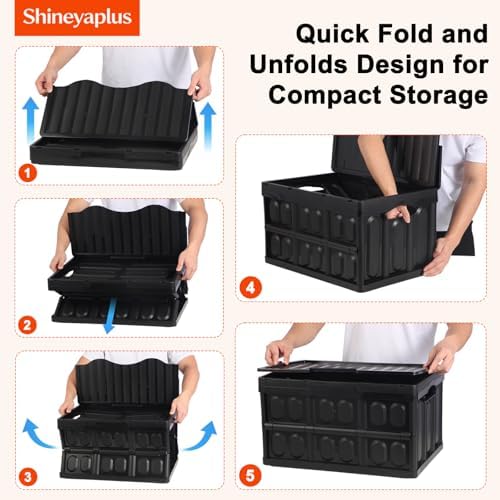 Collapsible Storage Bins, Collapsible Crates Basket - Image 3