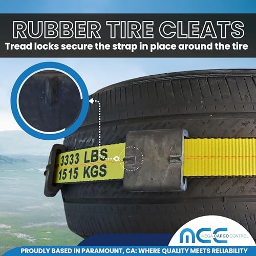 2PK Rubber Tire Cleats Tie Down Blocks - Image 4
