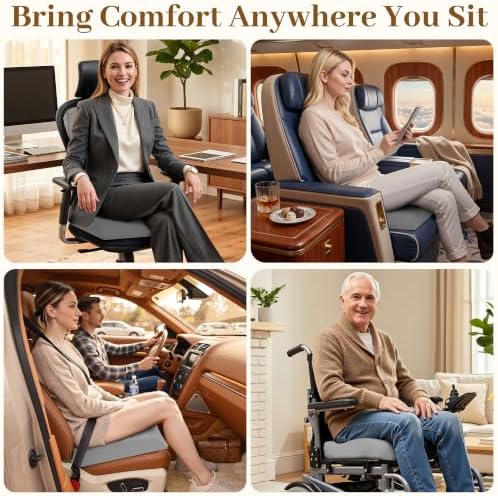 TranquilRelax Memory Foam Seat Cushion - Image 6