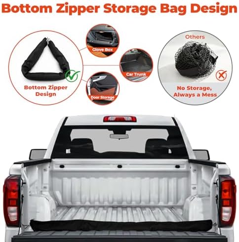 3-Layer Cargo Net for Hyundai Santa Cruz 22-26, Zoned Storage Netting - Image 4