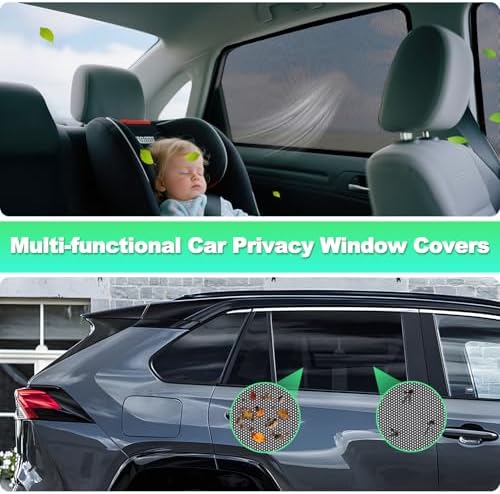 RAV4 Window Shades 2019-2024, Rear Side Mesh - Image 5