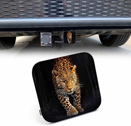 Leopard Truck Hitch Covers by Beabes