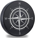 Spare Tire Cover, Weatherproof Vinyl Leather Wheel Cover by DKIIGAME