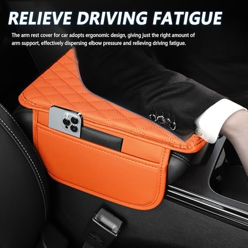 Stacool Upgraded Car Center Console Cover, Microfiber Leather Car Armrest Cover - Image 4