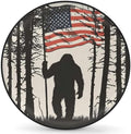 Rv Spare Tire Cover Wheel Bigfoot Forest Flag Tire Covers Wheel Protectors by FengQuGou