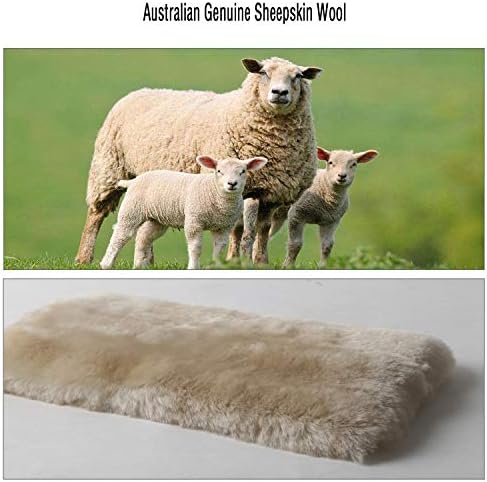 Soft Genuine Sheepskin Wool Auto Seat Belt Cover Seatbelt Shoulder Pad - Image 5
