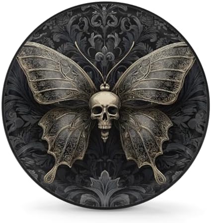 Black Skull Spare Tire Cover Dust-Proof Wheel Protector by Unknown