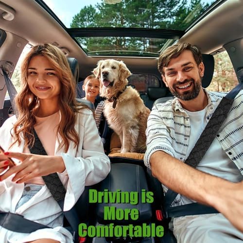 5 Pack Soft Car Seat Belt Cover Protector Comfort Auto Seatbelt Pads Strap - Image 6