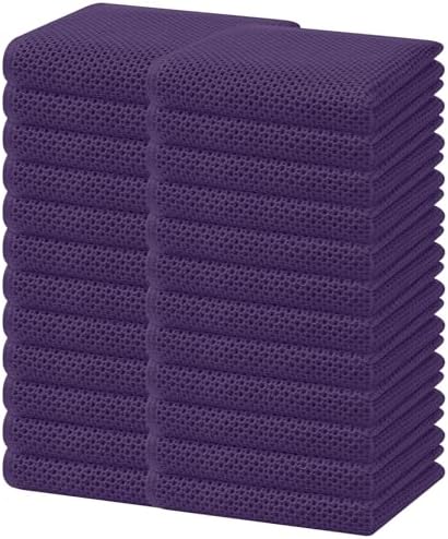 Homaxy 100% Cotton Waffle Weave Kitchen Dish Towels 24-Pack by Homaxy