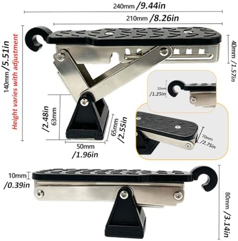 Foldable Car Door Step for Ford Escape 2001-2026 - Image 2
