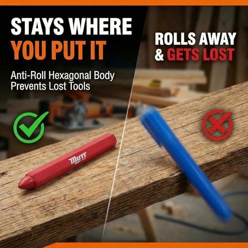 Mutt Tools Red Lumber Crayons 12 Pack - Image 3