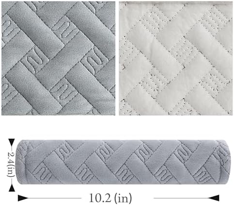 Amooca 2-Pack Braid Pattern Seat Belt Covers Shoulder Pads - Image 4