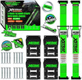 XSTRAP STANDARD 2-PK Wheel Chock E-Track Tie Down Straps Kit by XSTRAPSTANDARD