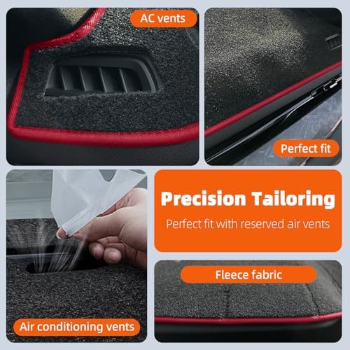 Dashboard Cover Dash Mat Fit for to-yota Camry 2011-2007, Car Dash Board Mat - Image 5