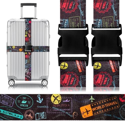 Gutsdoor Luggage Straps for Suitcases Adjustable Travel Belt, Connector Holds by Gutsdoor